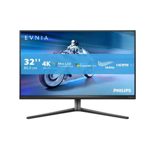 Philips Evnia 32M2N6800M/00 computer monitor 80 cm (31.5") 3840 x 2160 pixels 4K Ultra HD LCD Black