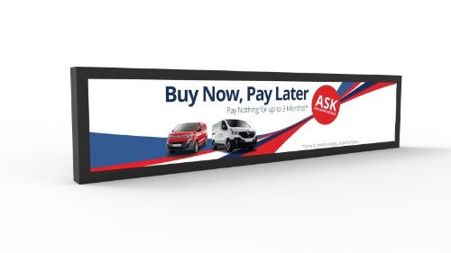 Allsee Technologies WS28HD8-B Signage Display Digital signage flat panel 71.1 cm (28") LED Wi-Fi 700 cd/m² Full HD Black Built-in processor Android 7.1 24/7