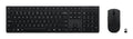 Lenovo 4X31R64340 keyboard Mouse included Office RF Wireless + Bluetooth Portuguese Black
