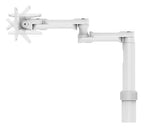 Compulocks Universal Tablet Cling Medical Rolling Cart Extended White