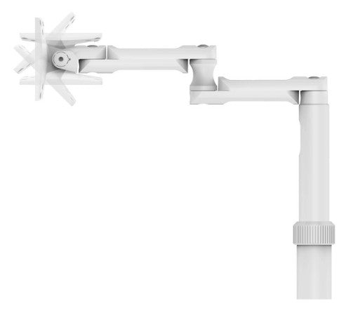 Compulocks Universal Tablet Cling Medical Rolling Cart Extended White