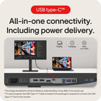 LG 24BA650-B LED display 60.5 cm (23.8") 1920 x 1080 pixels Full HD Black