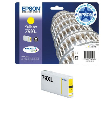 Epson C13T79014010/79XL Ink cartridge black high-capacity, 2.6K pages 41.8ml for Epson WF 4630/5110