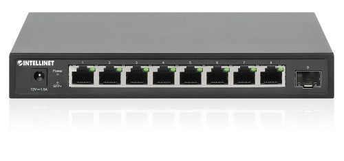 Intellinet 9 Port Switch 8 x 2.5G Ethernet-Ports and 1 SFP+ Uplink (with UK power cord)