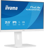 iiyama ProLite 21.5” IPS monitor with a three-side borderless design, integrated USB hub, 100Hz refresh rate and height-adjustable stand