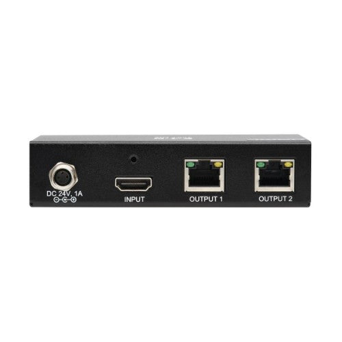 Tripp Lite B127A-002-BHPH2 2-Port HDMI over Cat6 Extender Kit, Splitter/2x Pigtail Receivers - 4K 60 Hz, HDR, 4:4:4, PoC, 230 ft. (70.1 m), TAA