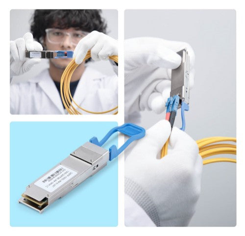 StarTech.com MSA Uncoded QSFP Module, 100Gbps Single Mode Fiber (SMF), 10km [6.2mi], LC Transceiver, 1310nm