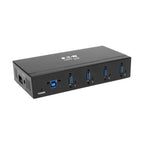 Tripp Lite U360-004-IND 4-Port Industrial-Grade USB 3.x (5Gbps) Hub - 20 kV ESD Immunity, Metal Housing, Mountable