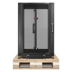 APC NetShelter SX, Server Rack Enclosure, 18U, Shock Packaging, Black, 925H x 600W x 900D mm