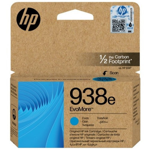 HP 4S6X9PE/938E Printhead cartridge cyan Evomore, 1.65K pages ISO/IEC 19752 for HP OJ Pro 9100/e