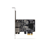 StarTech.com 2-Port Gigabit PCIe Network Adapter Card, 10/100/1000Mbps PCI Express NIC, Dual Realtek RTL8111H, Works with Windows and Linux, TAA Compliant