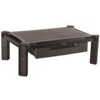 StarTech.com Monitor Riser with Drawer - Height Adjustable - Large - For up to 32" (22lb/10kg) Displays