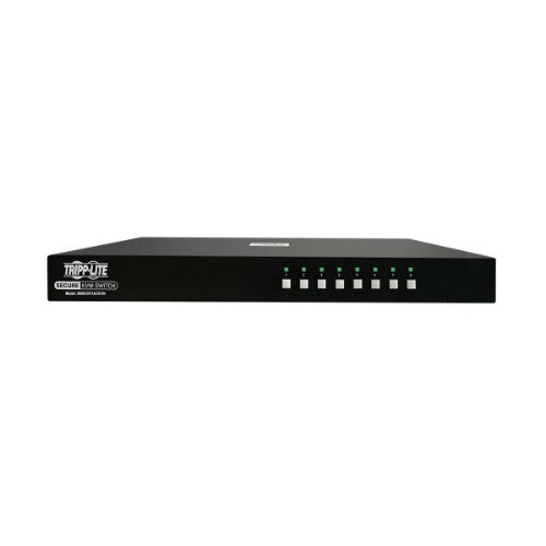 Tripp Lite B002-DV1AC8-N4 Secure KVM Switch, 8-Port, Single Head, DVI to DVI, NIAP PP4.0, Audio, CAC, TAA