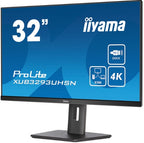 iiyama ProLite 32’’ IPS panel with KVM switch, USB-C dock and RJ45 (LAN)