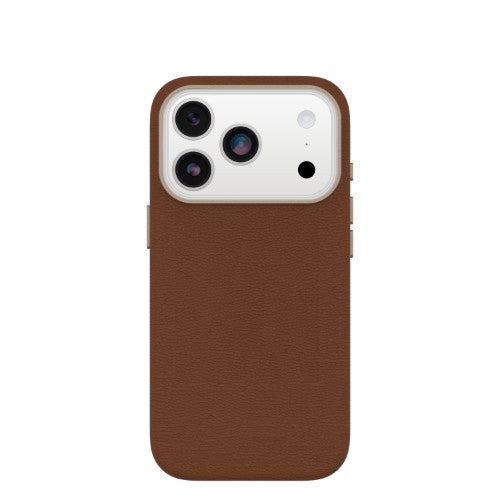 OtterBox Symmetry Cactus Leather Series for Apple iPhone 17 Pro, Desert Saddle