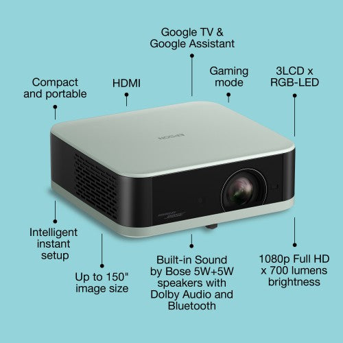 Epson Home Cinema Lifestudio Pop — EF-61G Ice Green