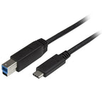 StarTech.com 6.6ft (2m) USB-B to USB-C Cable, USB 5Gbps, Data Cord, USB 3.0, USB-C Data Transfer Cable