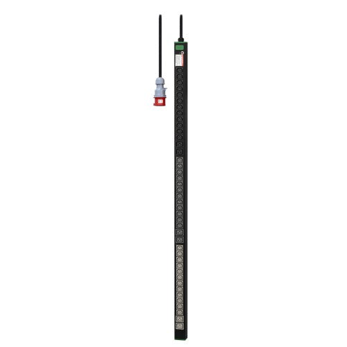 APC Easy Rack PDU, Basic, Vertical, 3 Phase, 11kW, 400V, 16A, 36 x C13 and 6 x C19 outlets, IEC60309 (16A 400VAC 3P+N+PE)