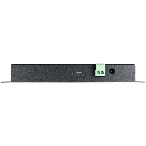 StarTech.com 4-Port USB C Hub 10Gbps - Metal Industrial USB Type-C Hub w/ 3xUSB-A & 1xUSB-C - ESD & Surge Protection - USB-C or USB-A Host - Self-Powered Mountable USB 3.2 Gen 2 Hub - TAA