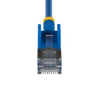 StarTech.com 30cm Blue Ultra Slim Cat6A Ethernet Cable, 10 pack, Snagless, FTP, Pure Bare Copper Wire, 34AWG Ultra Slim RJ45 Network Patch Cord, Individually Tested