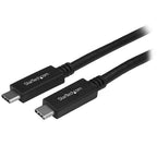 StarTech.com 3ft (1m) USB-C Cable, USB 5Gbps, 60W (3A) Power Delivery, 4K 60Hz DP Alt Mode, TPE Jacket - Thunderbolt Compatible