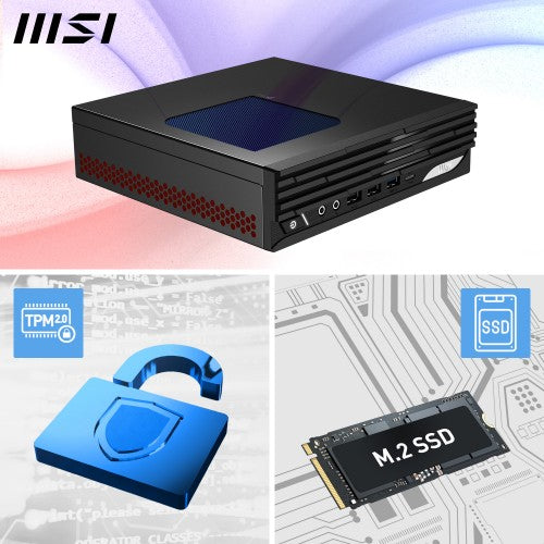 MSI Pro DP21 14M Intel Core i7 14700 ( 14th Gen Desktop CPU ), Desktop PC, DP21 14M, SFF, Mini Computer, HTPC, (16GB RAM, 1TB Storage, Windows 11 ), Intel Graphics/DDR5/HDMI/DisplayPort/LAN/WiFi 6E/BT 5.3 - DP21 14M I7 14700 FS 16GB 1TB W11P