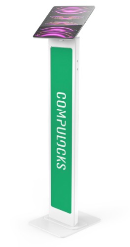Compulocks Universal Invisible Mount Brandable Floor Stand White