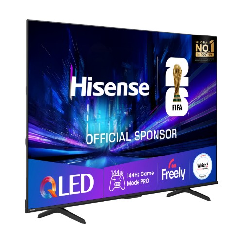 Hisense 43" E78QTUK PRO 144Hz QLED Smart AI TV with Freely