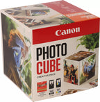 Canon 3713C013/PG-560+CL-561 Printhead cartridge multi pack black + color Cube white pink +PP201 40 sheet 13x13cm 7,5ml + 8,3ml Pack=2 for Canon Pixma TS 5350