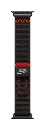 Apple Nike Sport Loop Band Black Nylon, Recycled polyester, Spandex