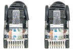 Intellinet Network Patch Cable, Cat6, 1m, Black, CCA, U/UTP, PVC, RJ45, Gold Plated Contacts, Snagless, Booted, Lifetime Warranty