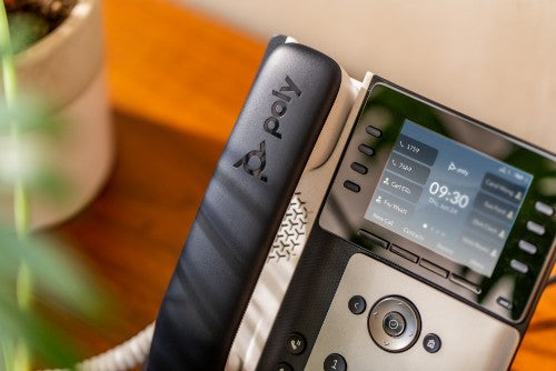 HP Poly Edge E350 IP Phone and PoE-enabled