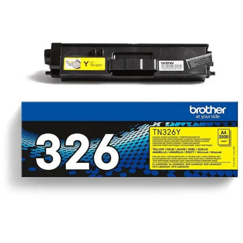 Brother TN-326Y Toner-kit yellow high-capacity, 3.5K pages ISO/IEC 19798 for Brother DCP-L 8400/8450/HL-L 8250