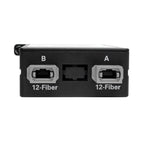 Tripp Lite N482-2M12-LC12 40Gb to 10Gb Breakout Cassette - (x2) 12-Fiber OM4 MTP/MPO ( Male with Pins ) to (x12) LC