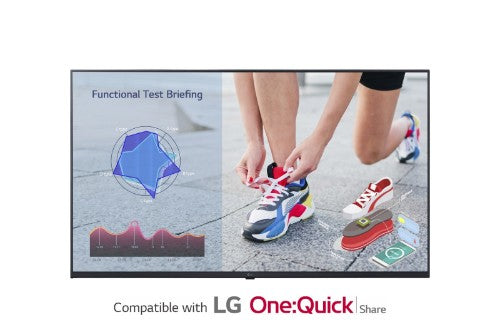 LG 43UL3J-M Signage Display Digital signage flat panel 109.2 cm (43") LCD Wi-Fi 300 cd/m² 4K Ultra HD Blue WebOS 16/7