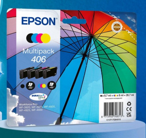 Epson Multipack 4-colours 406 DURABrite Ultra Ink RF/AM Tagged