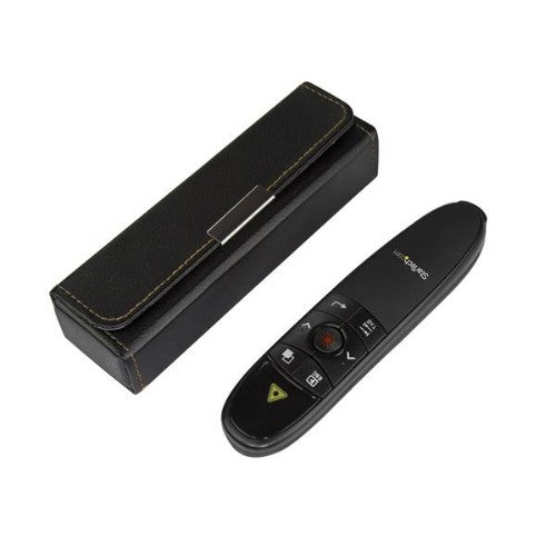StarTech.com Wireless Presentation Remote with Red Laser Pointer - 90 ft. (27 m) - TAA