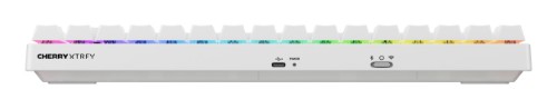 CHERRY XTRFY K33 Compact Wireless keyboard Gaming USB + RF Wireless + Bluetooth QWERTZ German White