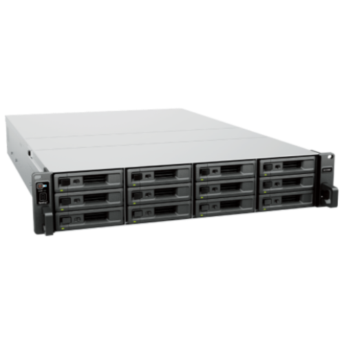Synology RX1225RP disk array Rack (2U) Black, Silver