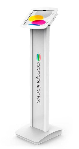 Compulocks iPad 10.9" 10th Gen Space Enclosure Brandable Floor Stand White