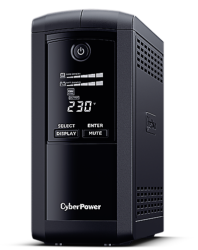 CyberPower VP1000EILCD uninterruptible power supply (UPS) Line-Interactive 1 kVA 550 W 6 AC outlet(s)