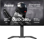 iiyama G-MASTER GOB2701QSC-B1 computer monitor 68.6 cm (27") 2560 x 1440 pixels 2K Ultra HD OLED Black