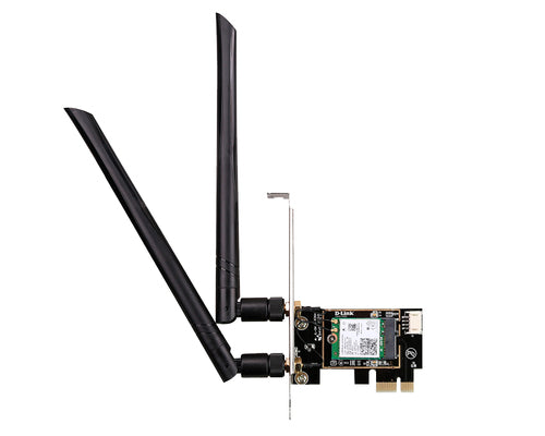 D-Link AX3000 Wi-Fi 6 PCIe Adapter with Bluetooth 5.0