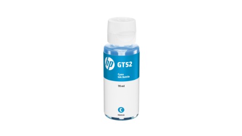 HP M0H54AE/GT52 Ink cartridge cyan, 8K pages 70ml for HP DeskJet GT 5800/Ink Tank Wireless 415/Smart Tank 515