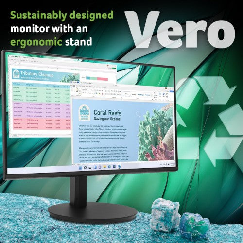 Acer CB2 Vero CB242YP6 - 23.8", Full HD (1920x1080), 144Hz, 1ms (VRB), ZeroFrame, AdaptiveSync, Monitor