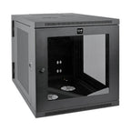 Tripp Lite SRW12US33G SmartRack 12U Server-Depth Wall-Mount Small Rack Enclosure, Clear Acrylic Window, Hinged Back