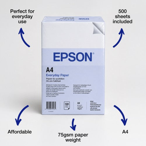 Epson A4 Everyday Paper 75gsm, 500 sheets
