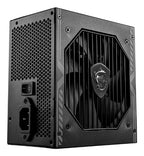 MSI MAG A550BN UK PSU '550W, 80 Plus Bronze certified, 12V Single-Rail, DC-to-DC Circuit, 120mm Fan, Non-Modular, Sleeved Cables, ATX Power Supply Unit, UK Powercord, Black'