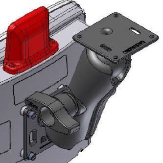 Advantech DL-MTSC006 mounting kit Black Steel