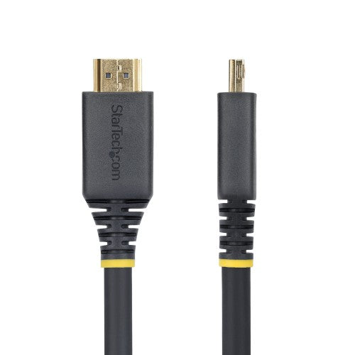 StarTech.com 7m (23ft) High Speed HDMI Cable with Gripping Connectors, 4K 60Hz/1440p 144Hz, HDR10/HDCP 2.2/ARC, 18Gbps, UHD HDMI Cord for TV/Monitor/Display, TPE Jacket